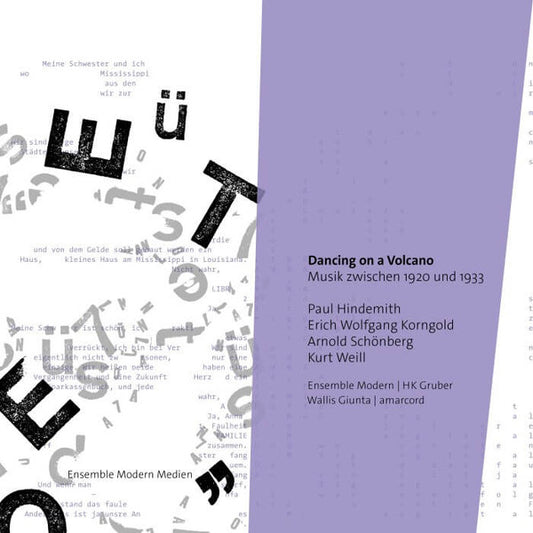 Ensemble Modern, HK Gruber, Wallis Giunta, Amarcord - Dancing On A Volcano (CD)