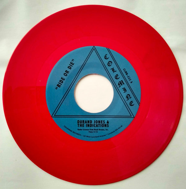 Durand Jones & The Indications - Ride Or Die (7", Single, Red)