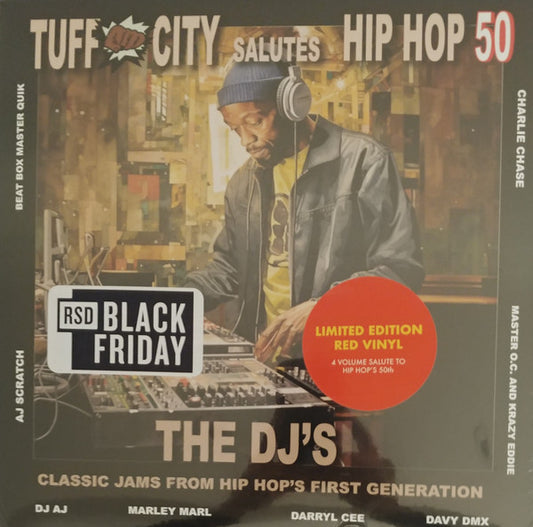 Various - Tuff City Salutes Hip Hop 50: The DJ's (LP, Comp, Red + 7", Single + RSD, Ltd)