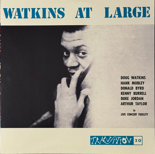 Doug Watkins - Watkins At Large (LP, Album, Mono, RE, 180)