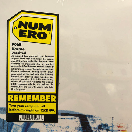 Karate - Unsolved (2xLP, 180)