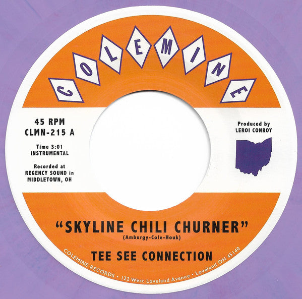 Tee See Connection - Skyline Chili Churner (7", Single, RE, Pur)