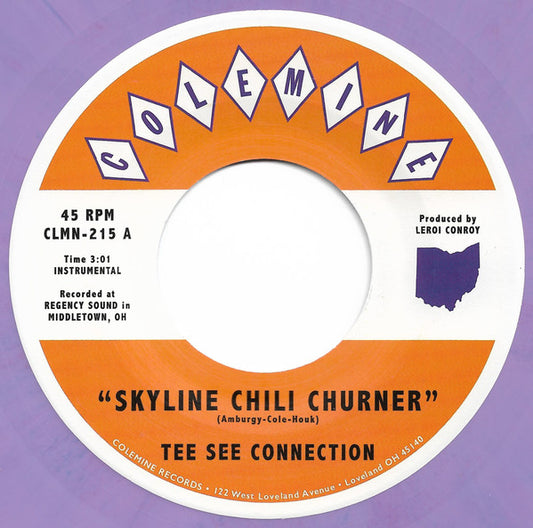 Tee See Connection - Skyline Chili Churner (7", Single, RE, Pur)