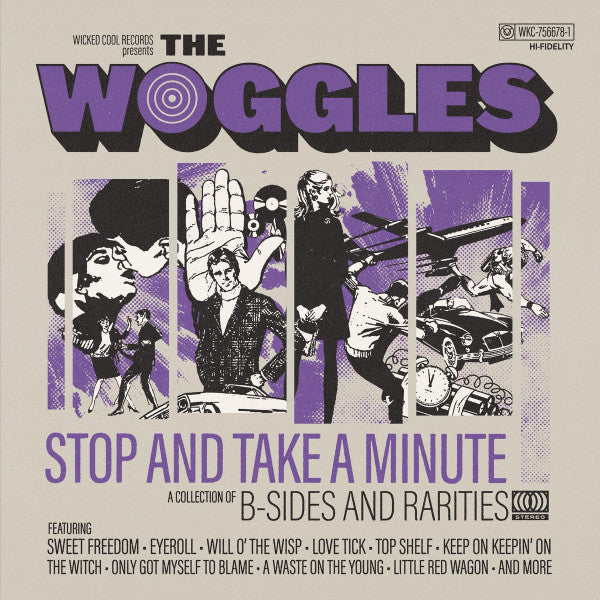 The Woggles - Stop And Take A Minute (LP, Album, Comp, Pur)