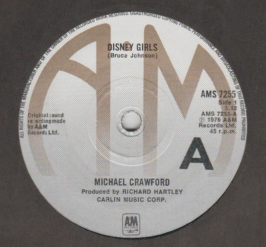 Michael Crawford - Disney Girls (7", Single)