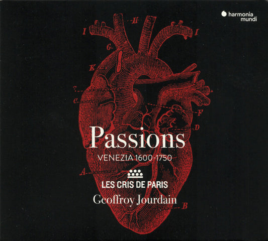 Les Cris de Paris, Geoffroy Jourdain - Passions (Venezia 1600 - 1750) (CD, Album)