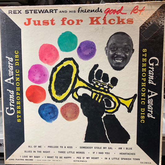 Rex Stewart And His Friends - Just For Kicks (LP, Album)