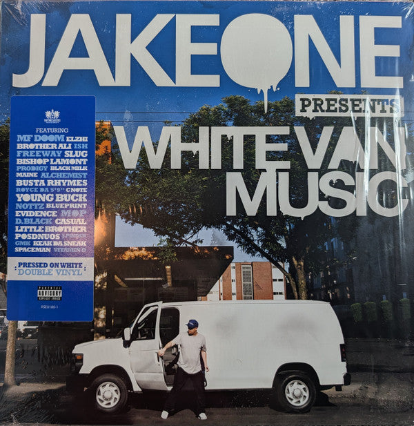 Jake One - White Van Music (2xLP, Album, RE, Whi)