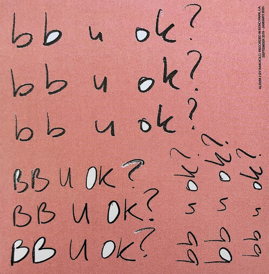 San Holo - Bb U Ok? (CD, Album, Car)