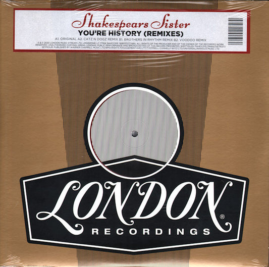 Shakespears Sister* - You're History (Remixes) (12", RSD, Ltd, Red)