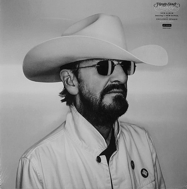 Ringo Starr - Look Up (LP, Album, Whi)