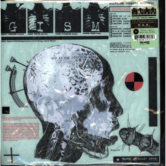 G.I.S.M. - Military Affairs Neurotic (LP, Album, RE, RM)