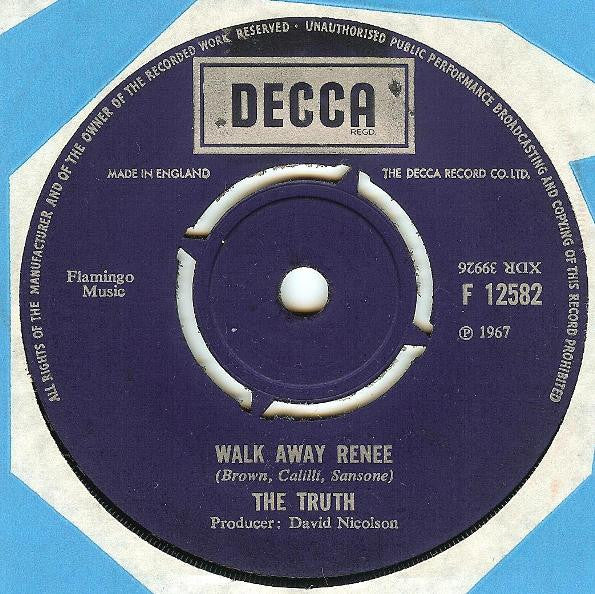 The Truth (5) - Walk Away Renee (7", Single)