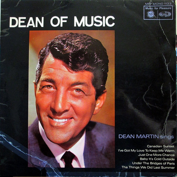 Dean Martin - Dean Of Music (LP, Comp, Mono)