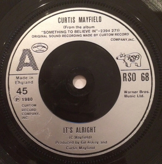 Curtis Mayfield - It's Alright  (7", Single)