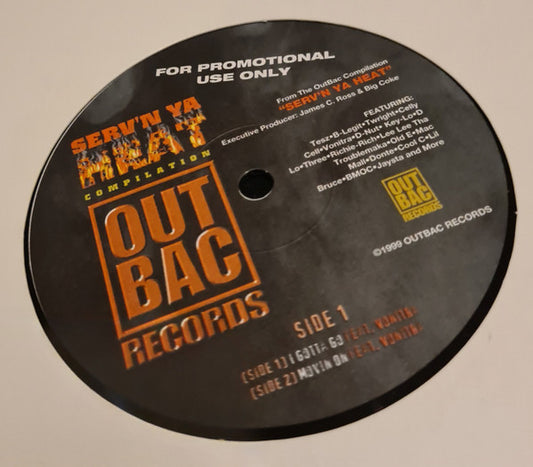Various - Serv'n Ya Heat (12", Promo, Smplr)
