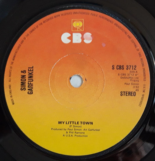 Simon And Garfunkel* Plus Art Garfunkel Plus Paul Simon - My Little Town / Rag Doll / You're Kind (7", Single, Sol)