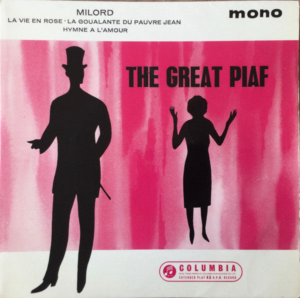 Edith Piaf - The Great Piaf (7", EP, Mono, Pus)