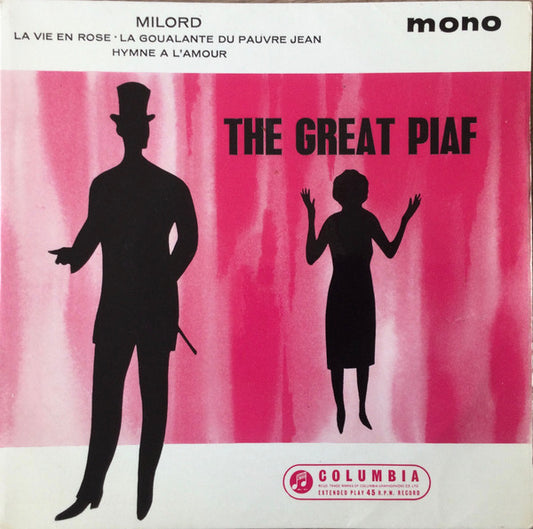 Edith Piaf - The Great Piaf (7", EP, Mono, Pus)