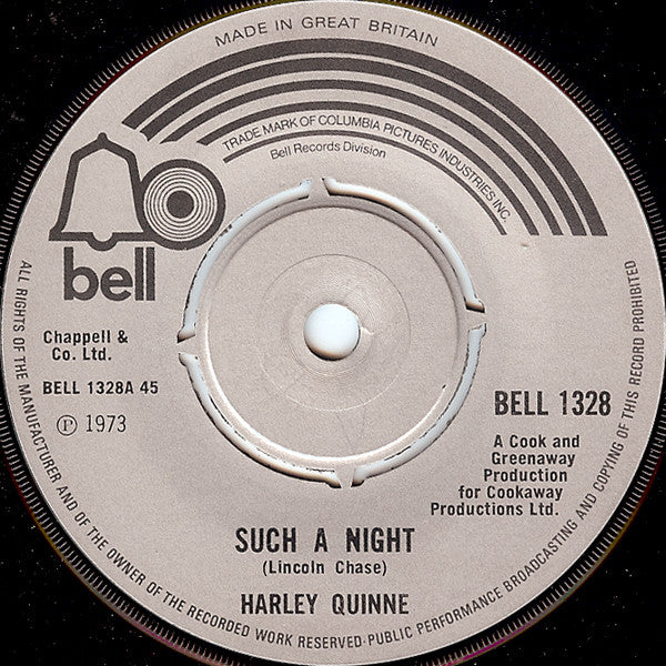 Harley Quinne - Such A Night (7", Single)