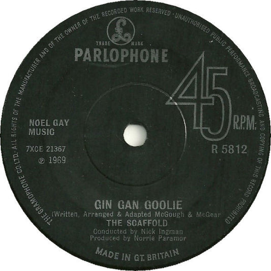 The Scaffold* - Gin Gan Goolie (7", Single, Sol)
