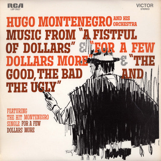 Hugo Montenegro And His Orchestra - Music From 'A Fistful Of Dollars', 'For A Few Dollars More' & 'The Good, The Bad And The Ugly' (LP)