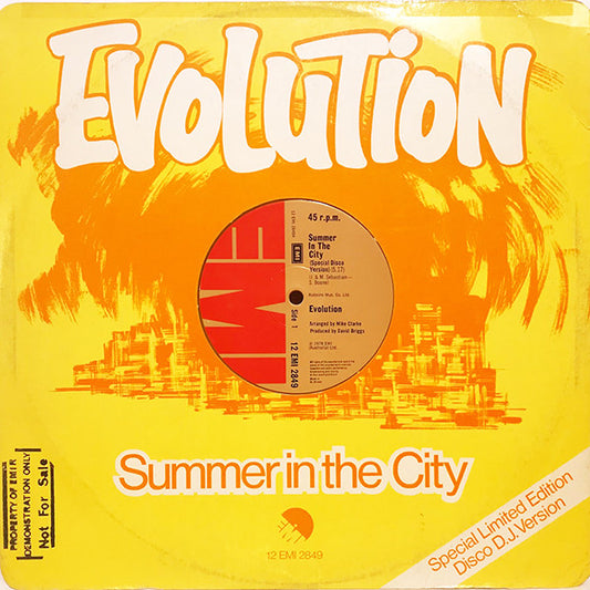 Evolution (14) - Summer In The City (12", Yel)
