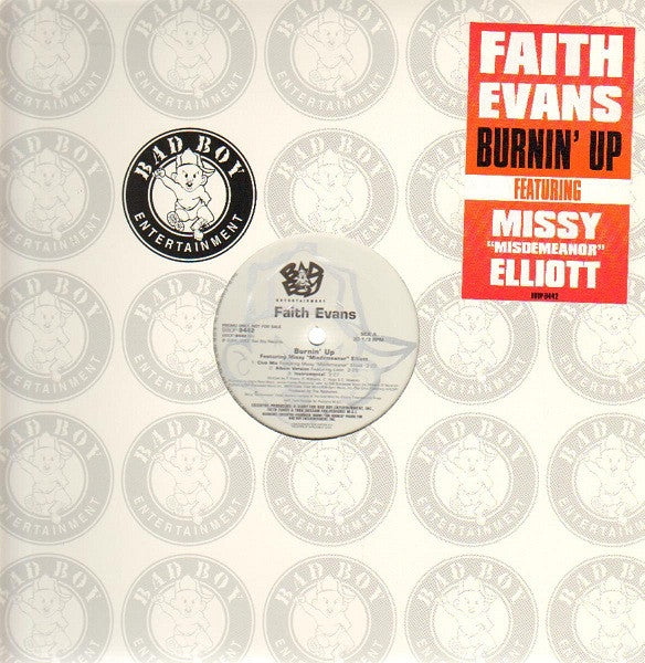 Faith Evans - Burnin' Up / Faithfully (12", Promo)