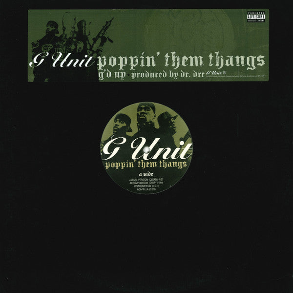G-Unit - Poppin' Them Thangs / G'd Up (12", Promo)