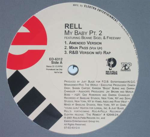 Rell - My Baby Pt. 2 (12", Promo)