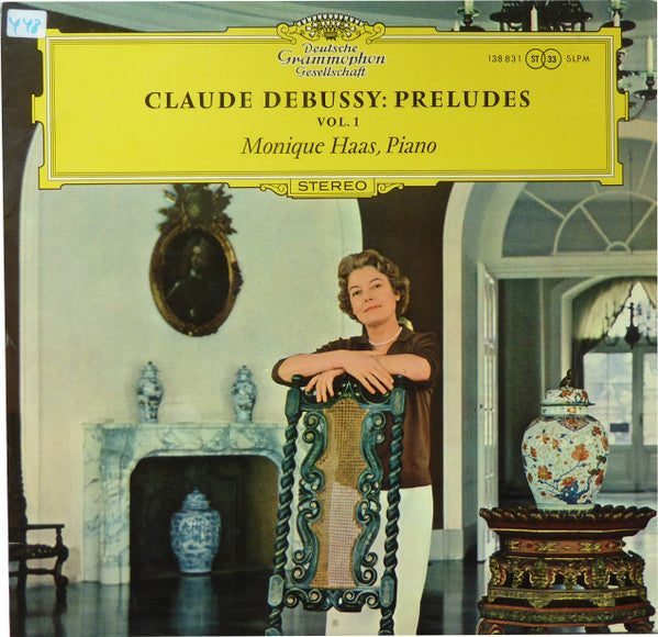 Claude Debussy, Monique Haas - Préludes, Vol. 1 (LP)