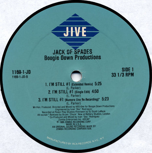 Boogie Down Productions - Jack Of Spades / I'm Still #1 (12")