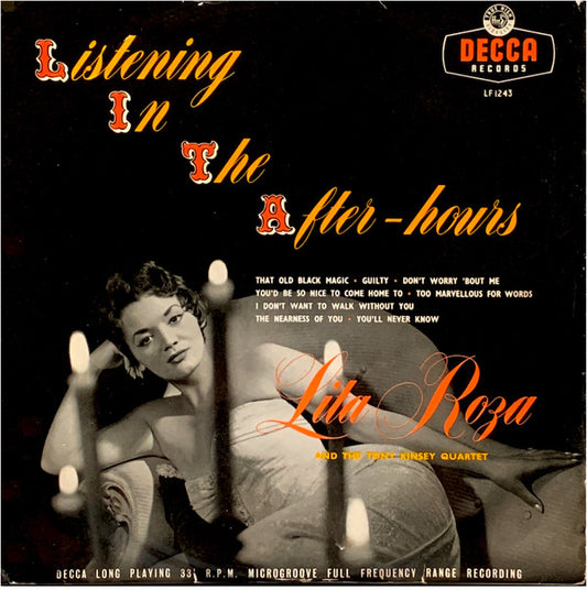 Lita Roza And The Tony Kinsey Quartet - Listening In The After Hours (10")