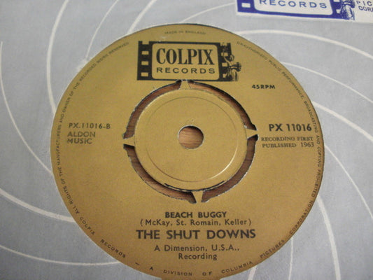 The Shut Downs - Four In The Floor / Beach Buggy (7", Single)