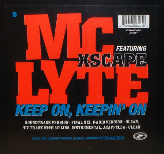 MC Lyte Featuring Xscape - Keep On, Keepin' On (12", Single)