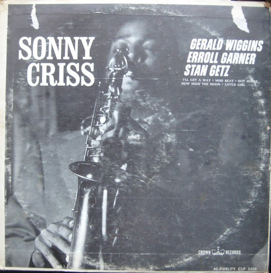 Sonny Criss - Sonny Criss (LP, Comp, Mono)
