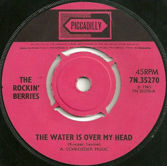 The Rockin' Berries - The Water Is Over My Head / Doesn't Time Fly (7", Single, 4 P)