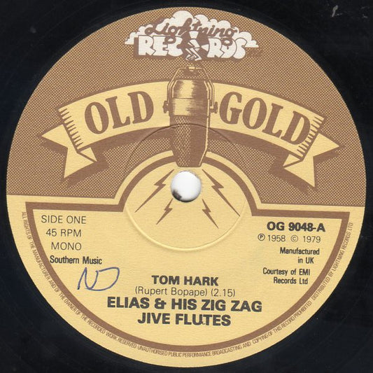 Elias & His Zig-Zag Jive Flutes* - Tom Hark  (7", Mono, RE)