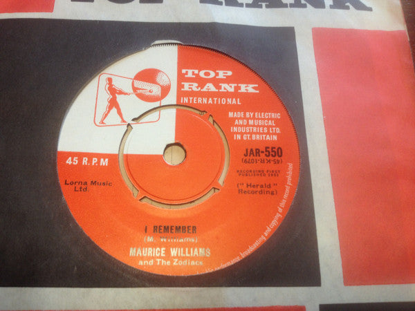 Maurice Williams & The Zodiacs - I Remember (7", Single)