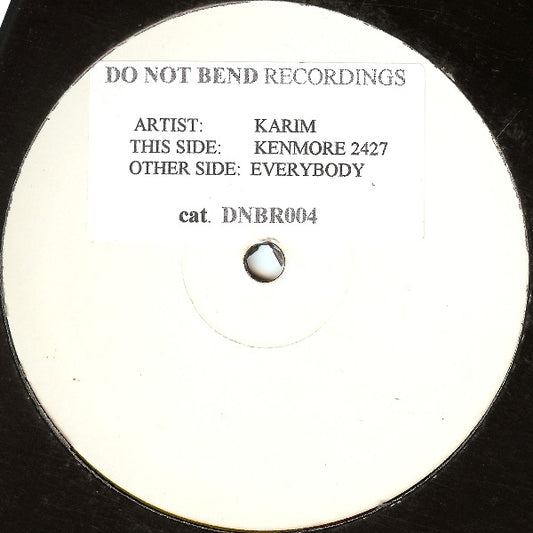 Karim* - Kenmore 2427 / Everybody (12", W/Lbl, Sti)