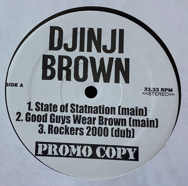 Djinji Brown - S.O.S. (12", Promo)