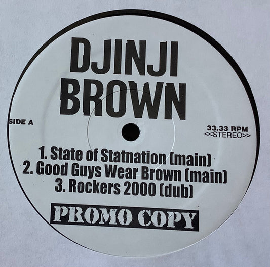 Djinji Brown - S.O.S. (12", Promo)