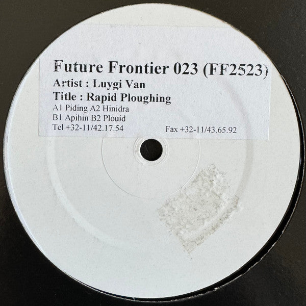 Luygi Van - Rapid Ploughing (12", W/Lbl, Sti)