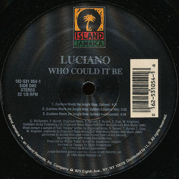 Luciano (2) - Who Could It Be (12")