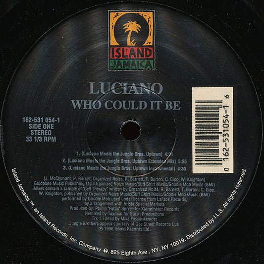 Luciano (2) - Who Could It Be (12")