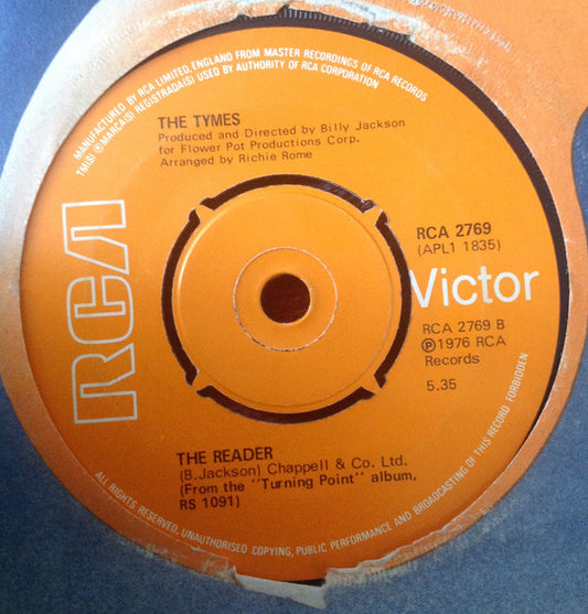 The Tymes - I Need You And Your Kind Of Loving (7")