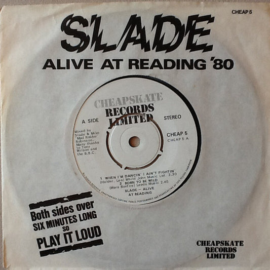 Slade - Alive At Reading '80 (7", Single, 4 p)