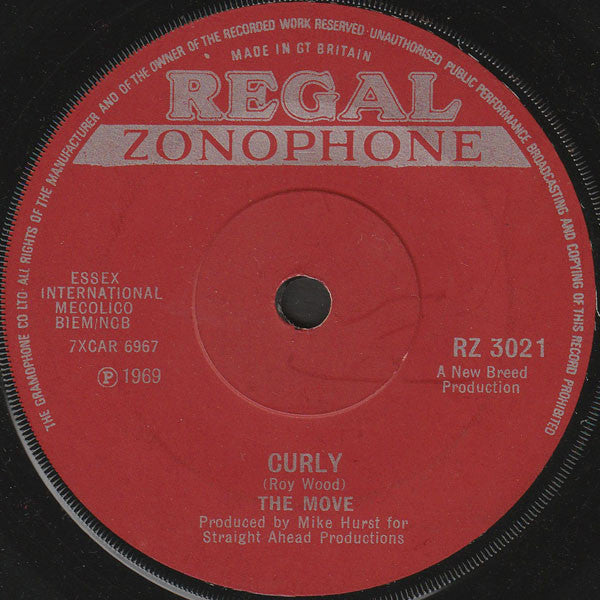 The Move - Curly (7", Single, Sol)