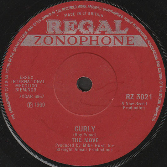 The Move - Curly (7", Single, Sol)