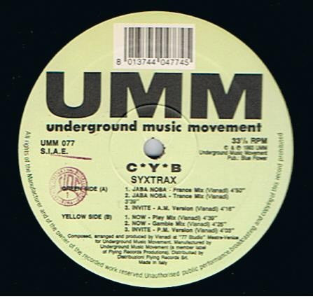 C*Y*B - Syxtrax (12", Gen)